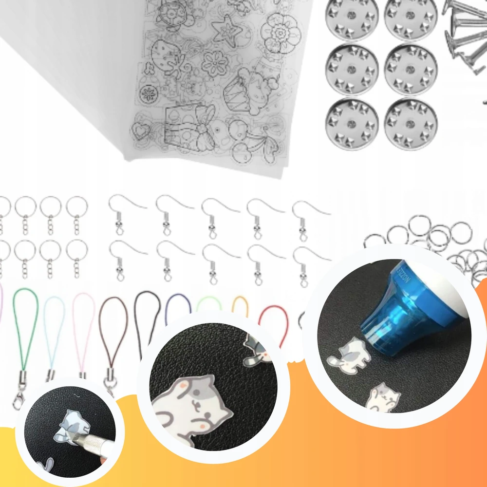 doUp. 96 ELEMENTŲ RINKINYS VAIKAMS SUSIRAŠIA FOILĖS KEPIMO DIY DOVANA VAIKAMS