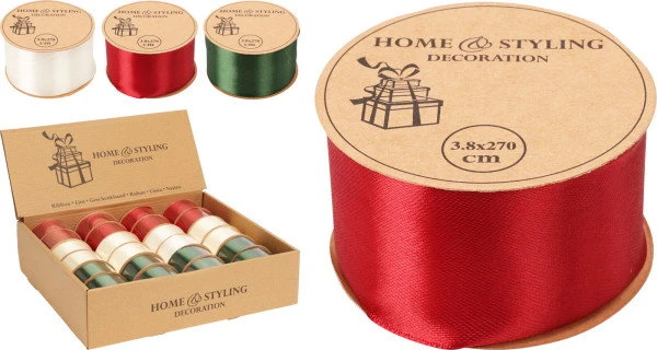 Mondex Dovanų pakavimo juostelė GLITTER, 3 spalvos, 10 cm