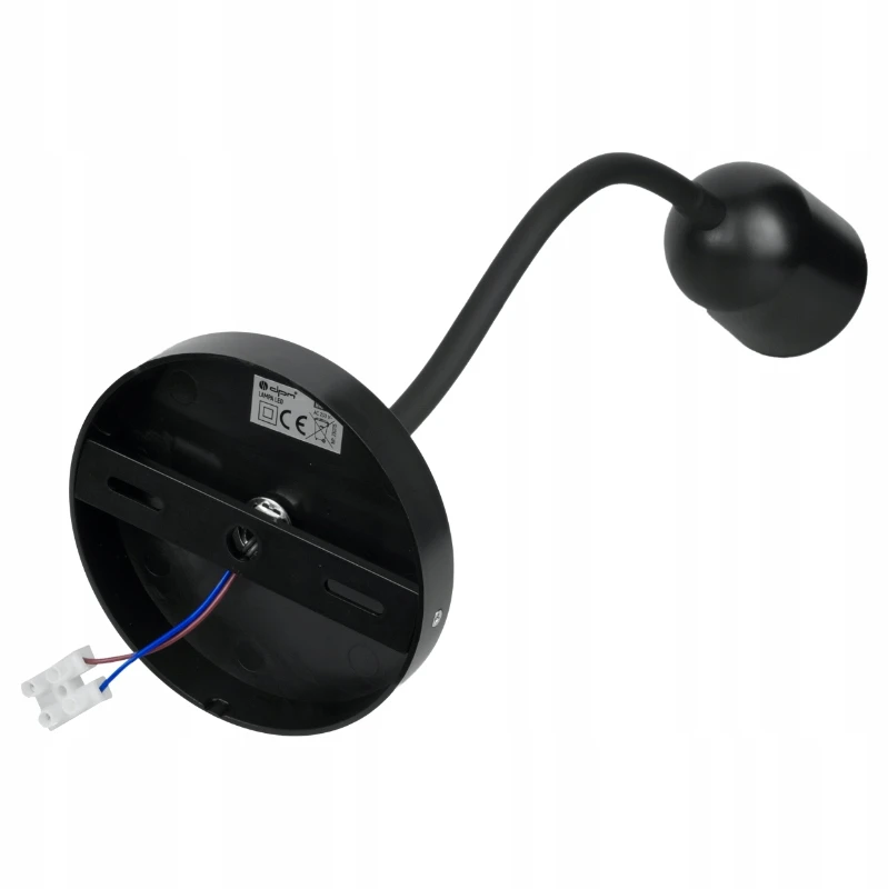 DPM LED sieninis šviestuvas, 4 W, 320 lm, 4000 K, juodas