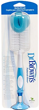 DR BROWN'S BUTELAS IR PACIFIC ŠEPEČETIS SU SIURBUČIU