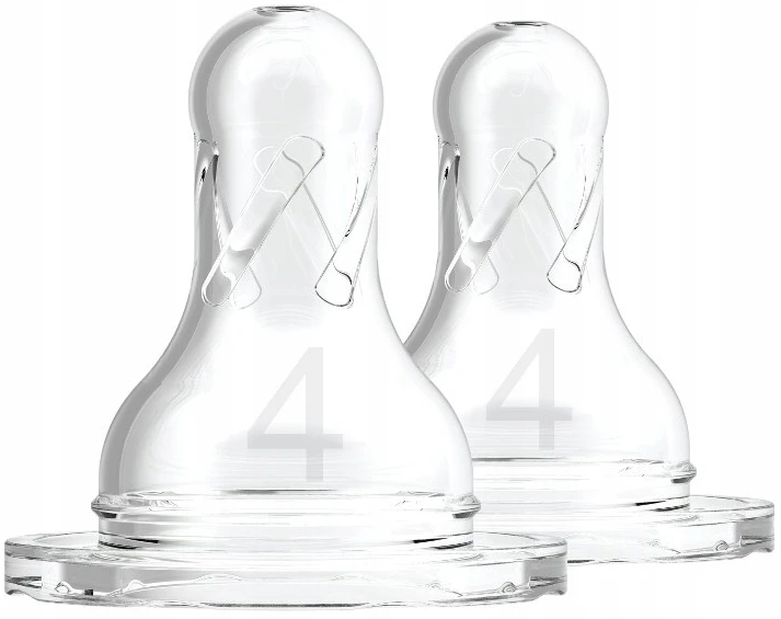 DR. BROWN'S žindukai nuo 9 mėn., silikoniniai, siauru kakleliu, 2 vnt., 313-INTL