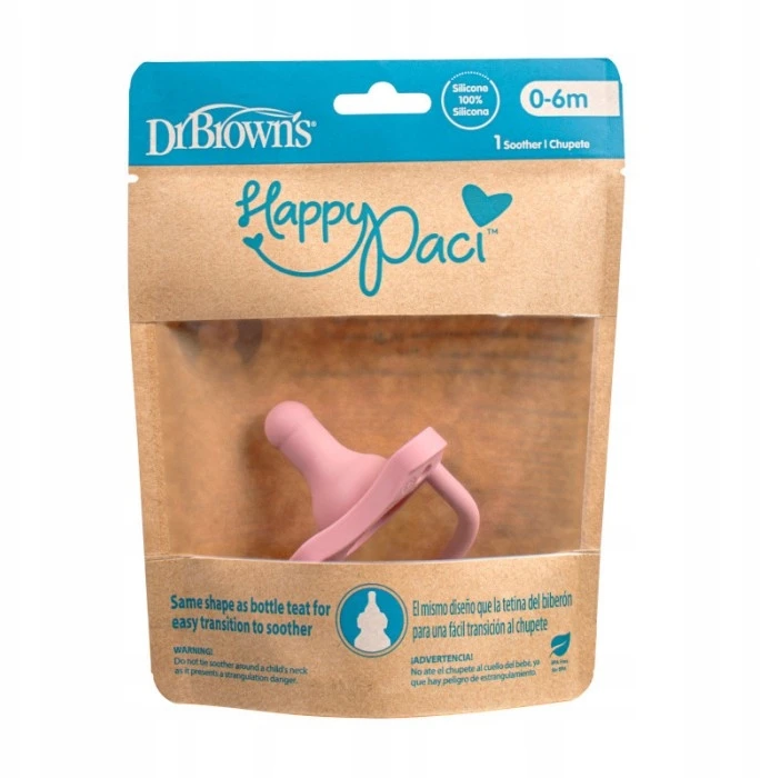 DR. BROWN'S Dr.Brown's silikoninis čiulptukas 0-6 M