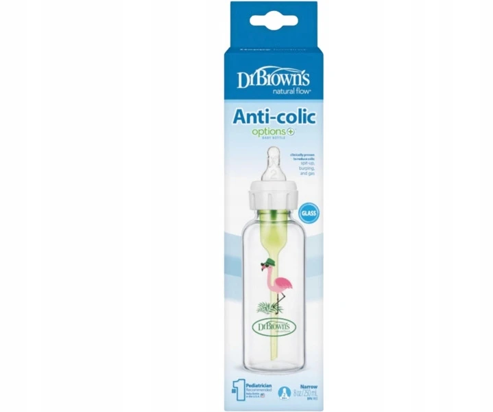 Dr Brown's DR BROWN-S Options+ stiklinis butelis SB81631 250 ml FLAMING