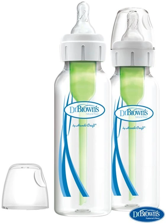 Dr Brown's Dr.Brown's Anticolic buteliukas Options + siauras 2x250ml plastikas