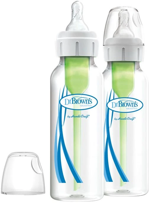 Dr Brown's Dr.Brown's Anticolic buteliukas Options + siauras 2x250ml plastikas