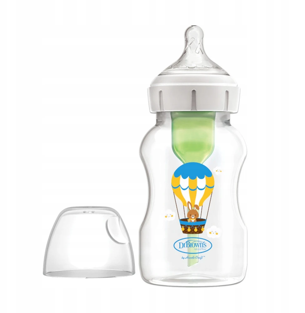 DR. BROWN'S Buteliukas Options+ plačiu kakleliu 330ml, BALLOON