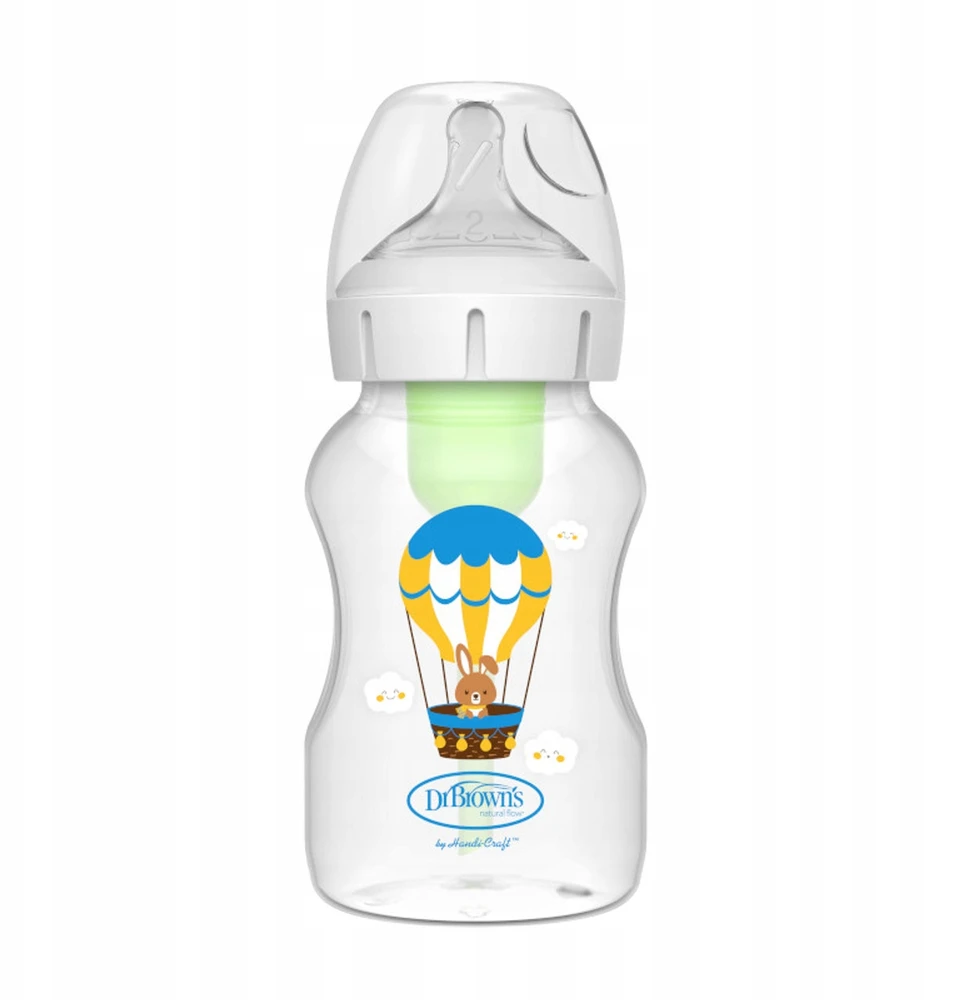 DR. BROWN'S Buteliukas Options+ plačiu kakleliu 330ml, BALLOON