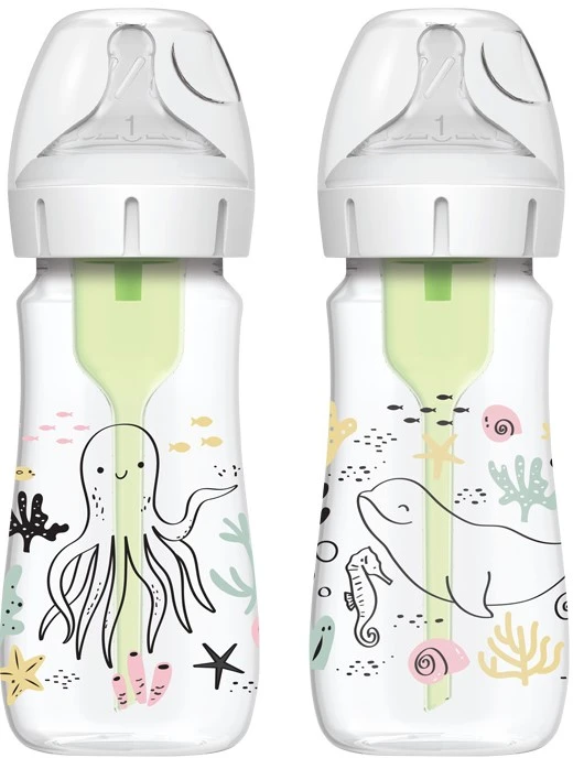 Dr Brown's Options Ocean buteliukas nuo pilvo dieglių 270 ml 2 vnt wb92028