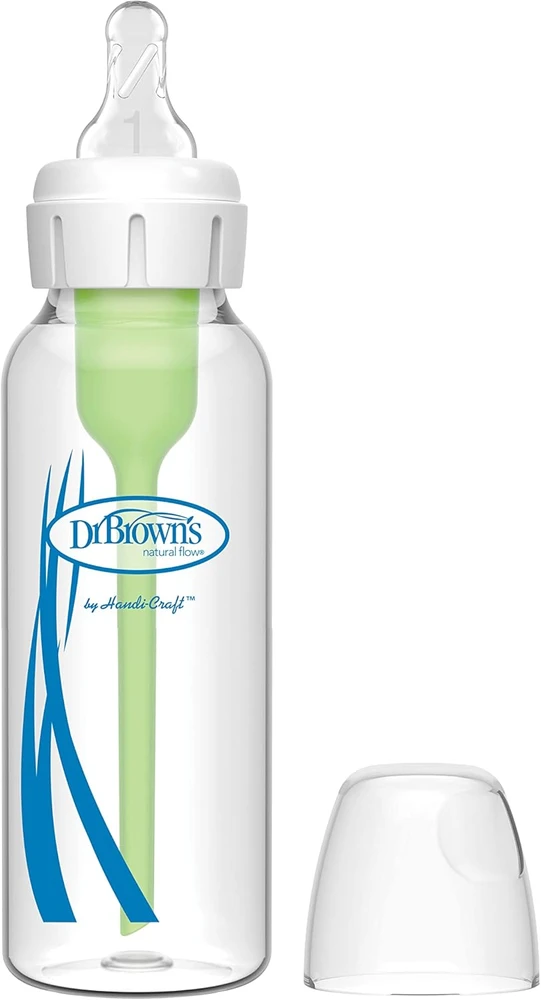 DR. BROWN'S stiklinis buteliukas OPTIONS+ siauru kakleliu 250ml, SB81003-P4