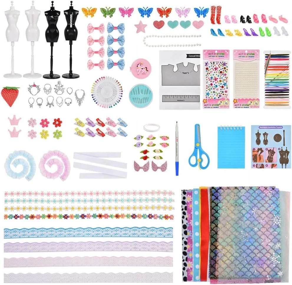 DRABUŽIŲ DIZAINAS SIUVIMO SIUVIMO DIZAINO RINKINYS SIUVĖJIMO MADA DIY