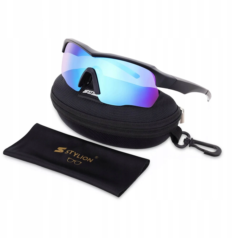 Draco Sportiniai poliarizuoti akiniai nuo saulės su Uv filtru, pusiau rėminiai