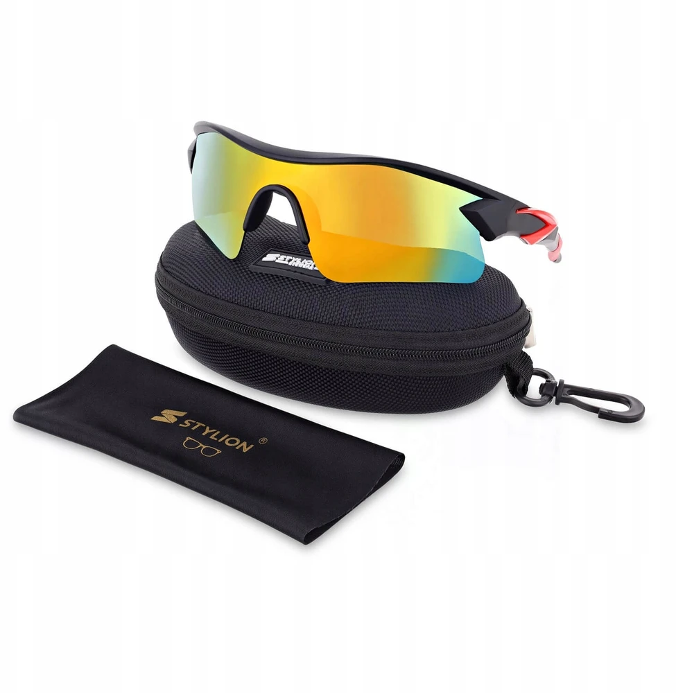 Draco Sportiniai poliarizuoti akiniai nuo saulės su Uv filtru, pusiau rėminiai