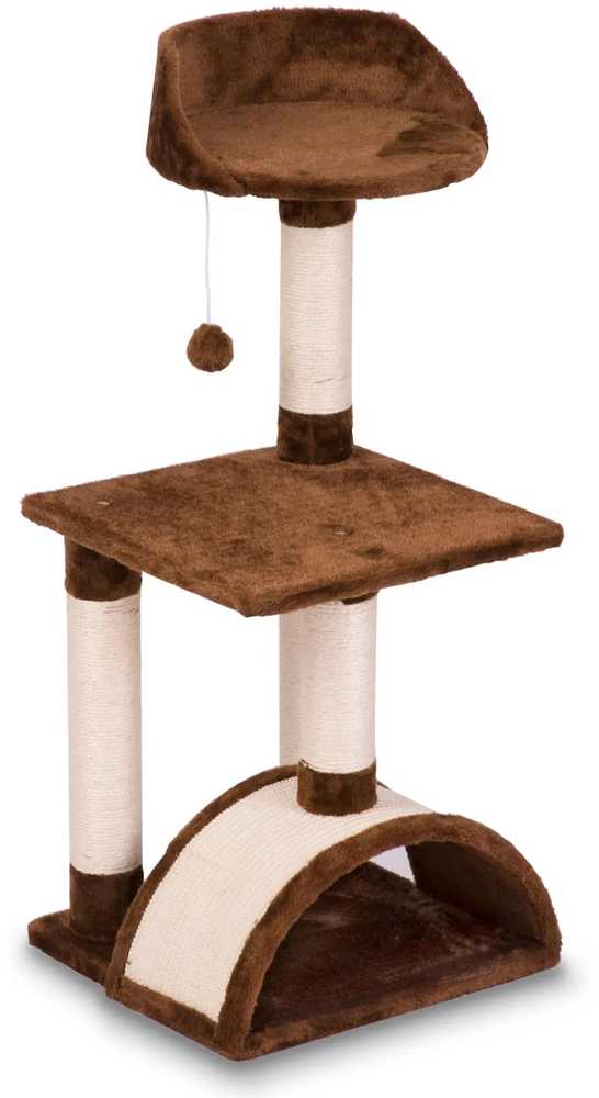 Draskyklė, katės namelis 83 cm DR-256 rudas Pethaus