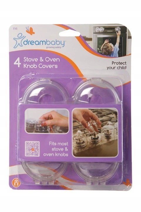 Dreambaby Viryklės rankenėlės apsauginiai dangteliai, 4 vnt.