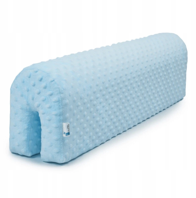 Dreamland Medic Ochraniacz piankowy na łóżko barierkę do łóżeczka mėlyna minky 120 cm