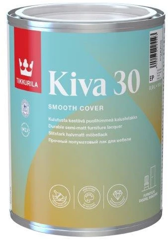 Drėgmei atsparus greitai džiūstantis lakas TIKKURILA UNICA SUPER 20, pusiau matinis, 900 ml