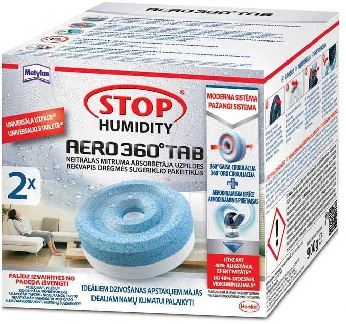 Sausintuvas Ceresit Drėgmės, blogų kvapų Aero 360° baltas rinktuvas, iki 20 m²