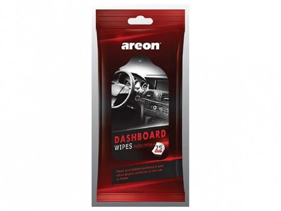 Areon Wipes Dashboard, šluostės salonui, 25 vnt