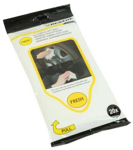 Dunlop Drėgnos servetėlės Automobilio priežiūrai