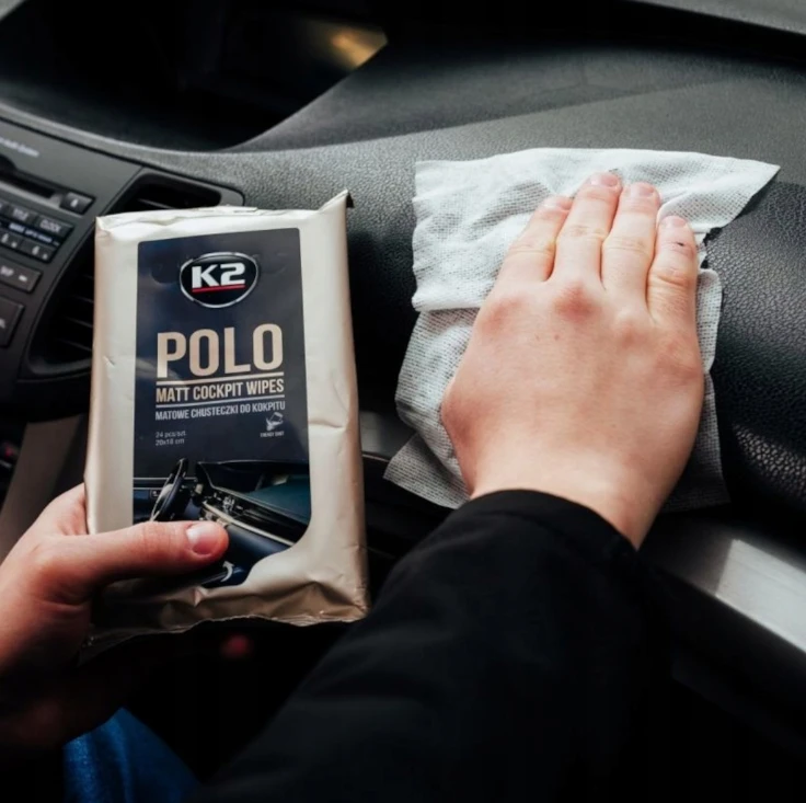 Melle K2 DRĖGNOS SERVETĖLĖS TEKSTILINIAMS APMUŠALAMS KVAPAS EXOTIC MARACUJA TAPIS WIPES 24vnt.
