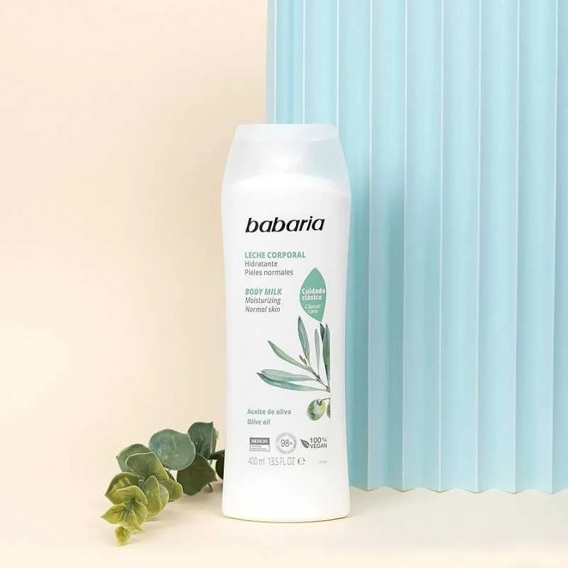 "Babaria" drėkinamasis alyvuogių aliejaus kūno pienelis 400ml