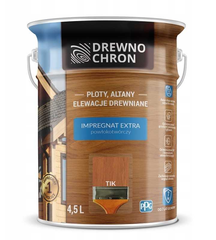 Drewnochron, impregnantas "formuojantis plėvelę" | 4,5 ltr tikas