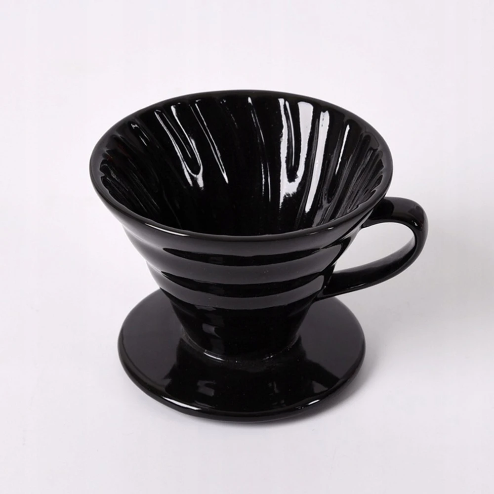 Dripper Cup Tea Pour Blac keramikinis kavos filtras
