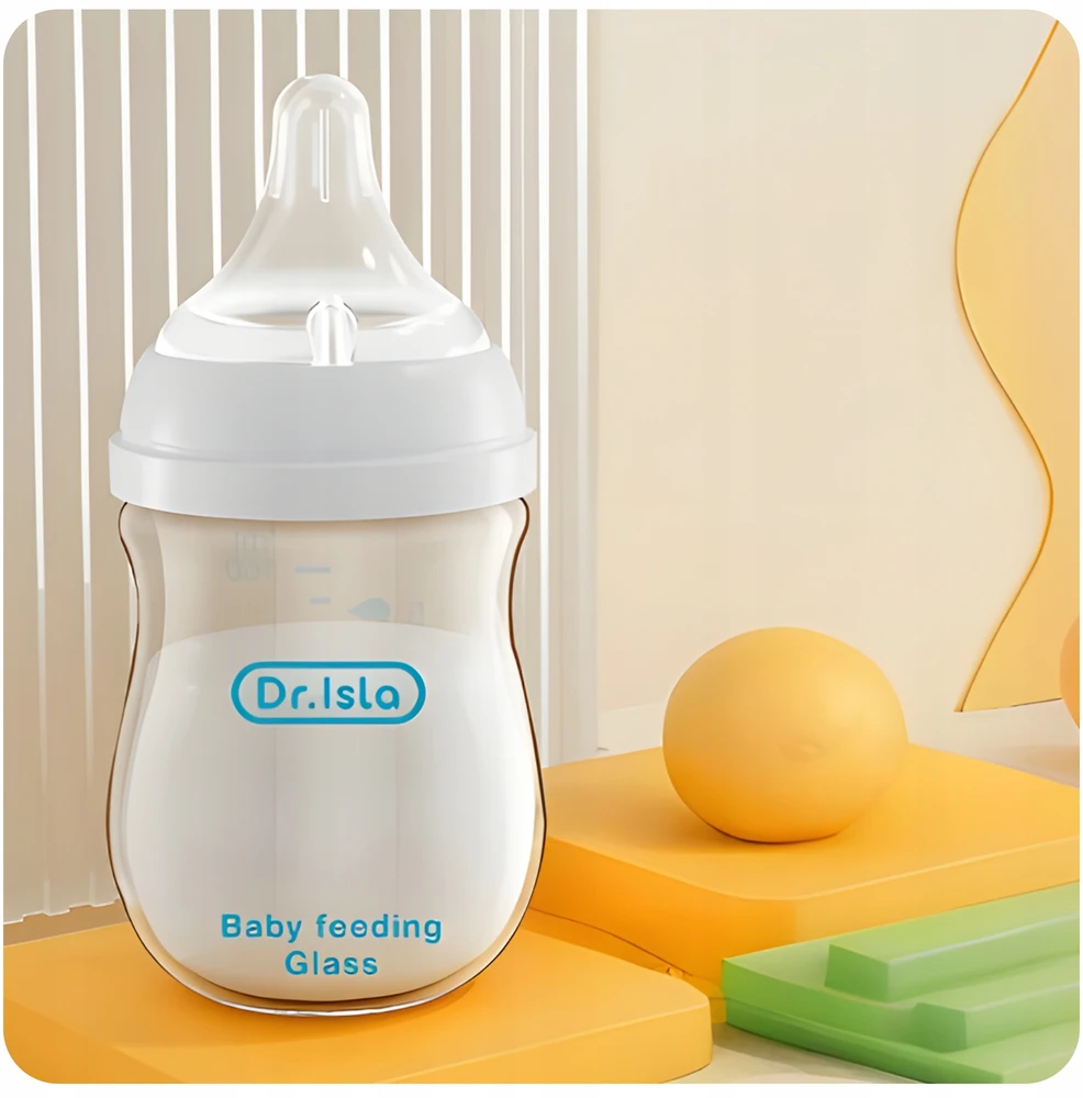DR.ISLA ANTI-COLIKAS STIKLINIS BUTELĖLIS KŪDIKIUI 160 ml