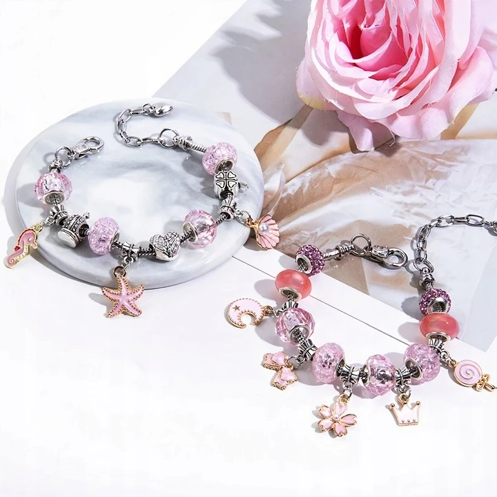 Drobiazgarnia CREATIVE CHARMS apyrankių GAMYBOS RINKINYS PAPUOŠALŲ DĖŽUTĖJE