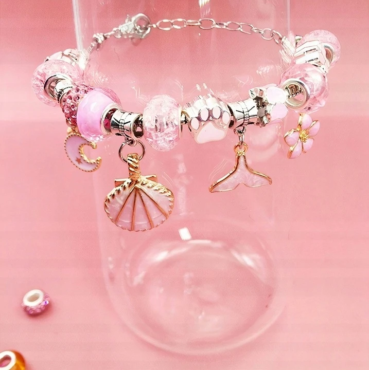 Drobiazgarnia CREATIVE CHARMS apyrankių GAMYBOS RINKINYS PAPUOŠALŲ DĖŽUTĖJE