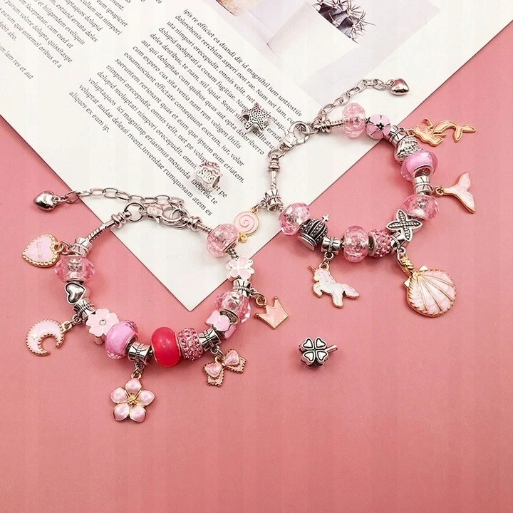 Drobiazgarnia CREATIVE CHARMS apyrankių GAMYBOS RINKINYS PAPUOŠALŲ DĖŽUTĖJE