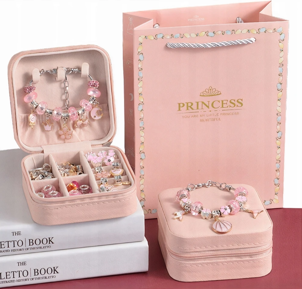 Drobiazgarnia CREATIVE CHARMS apyrankių GAMYBOS RINKINYS PAPUOŠALŲ DĖŽUTĖJE
