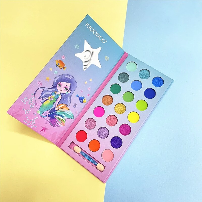Drobiazgarnia DAŽYMO RINKINYS MERGAITĖMS MALOWDIŁA EYESHADOW MAKE UP