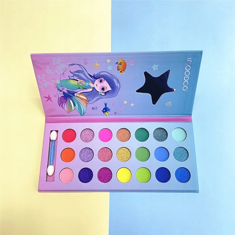Drobiazgarnia DAŽYMO RINKINYS MERGAITĖMS MALOWDIŁA EYESHADOW MAKE UP