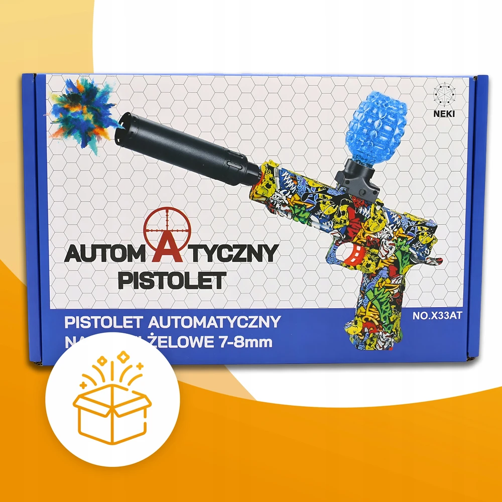 Drobiazgarnia GEL BB GUN AUTOMATINIS ŠAUTUVAS DIDELIS XL RINKINYS + 1000 KAMULIŲ
