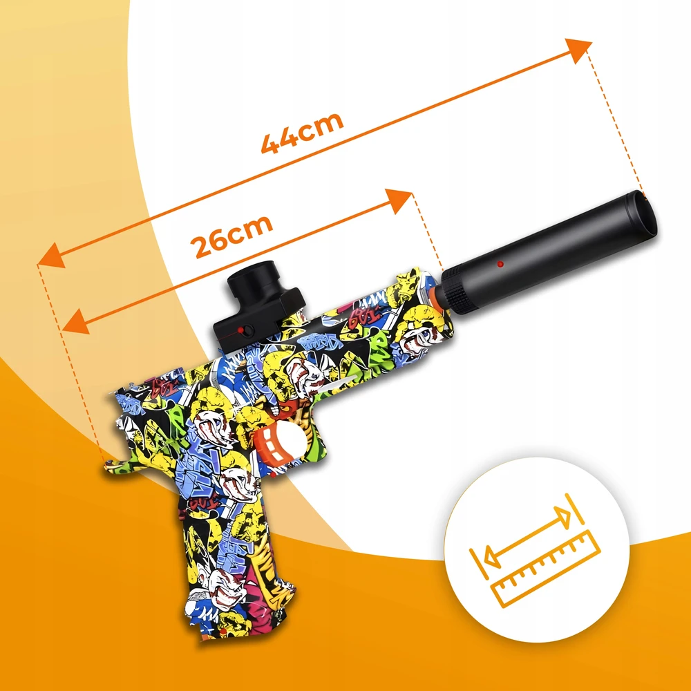 Drobiazgarnia GEL BB GUN AUTOMATINIS ŠAUTUVAS DIDELIS XL RINKINYS + 1000 KAMULIŲ