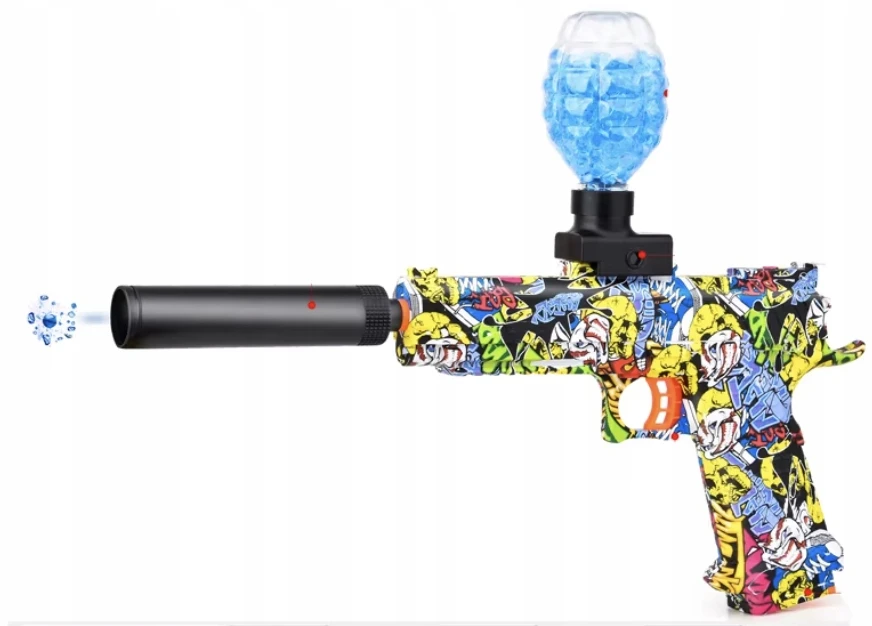 Drobiazgarnia GEL BB GUN AUTOMATINIS ŠAUTUVAS DIDELIS XL RINKINYS + 1000 KAMULIŲ