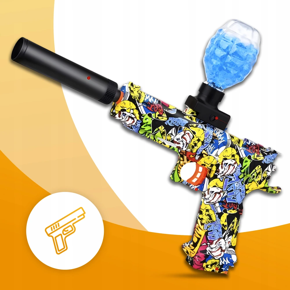 Drobiazgarnia GEL BB GUN AUTOMATINIS ŠAUTUVAS DIDELIS XL RINKINYS + 1000 KAMULIŲ