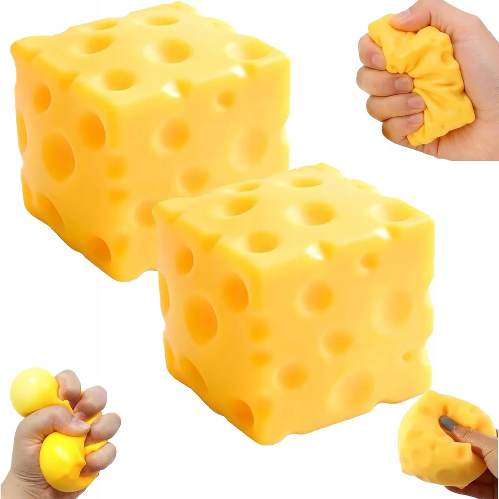 Drobiazgarnia Gniotek Cheese XXL Antistresinis Squishy Sensory Cheese Squishy Mochi hitas