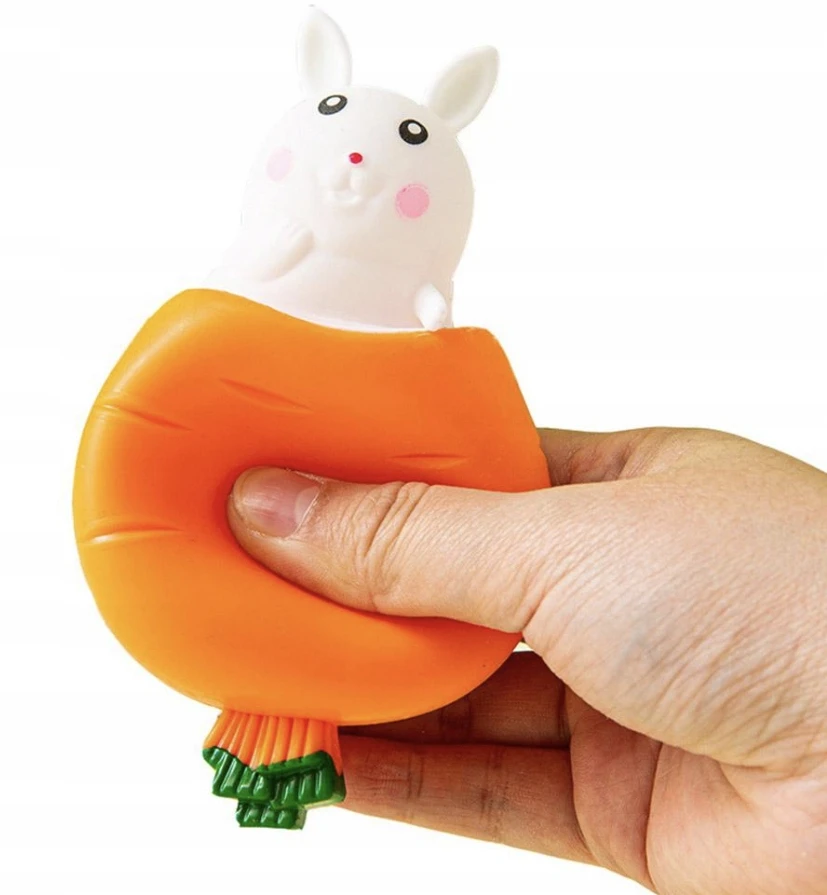 Drobiazgarnia Gniotek squishy antistresinė triušio morka