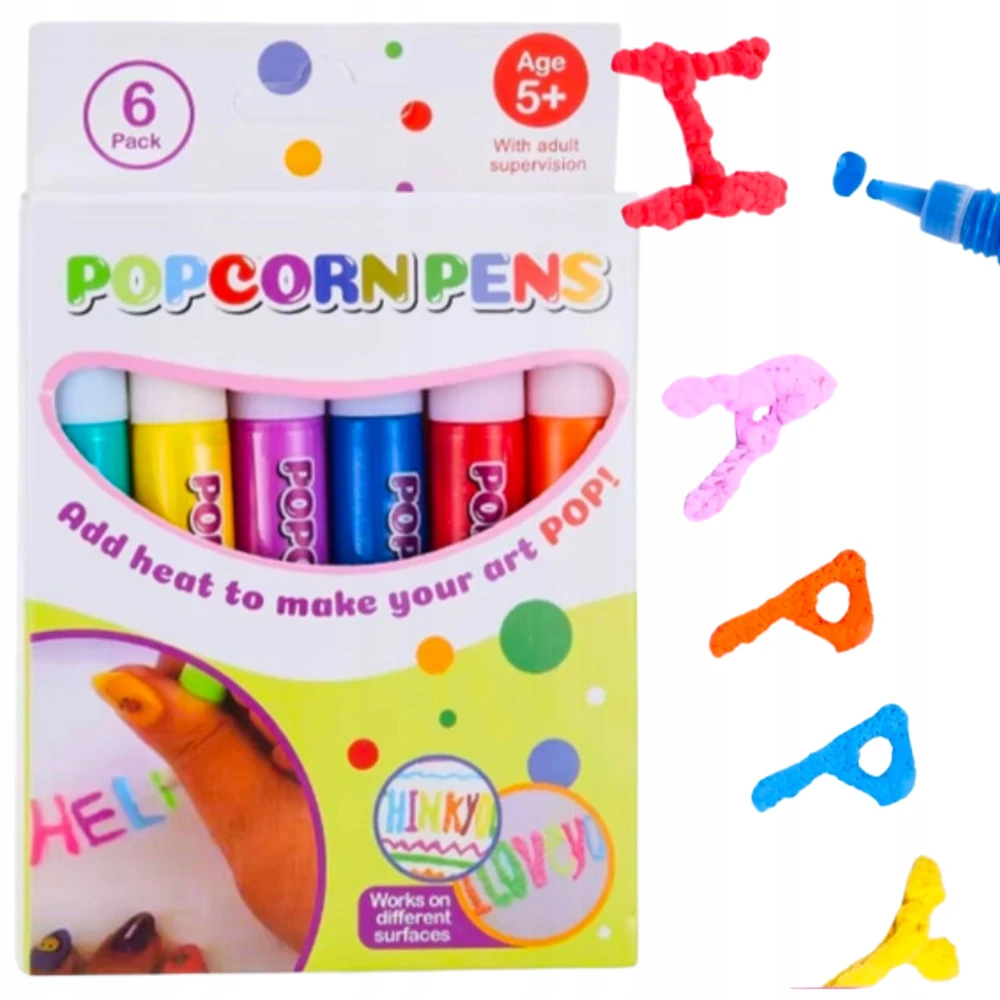 Drobiazgarnia MAGIC MARKERS 3D AUGANTYS IGALVOTAI SPALVOTI TUŠIMAI