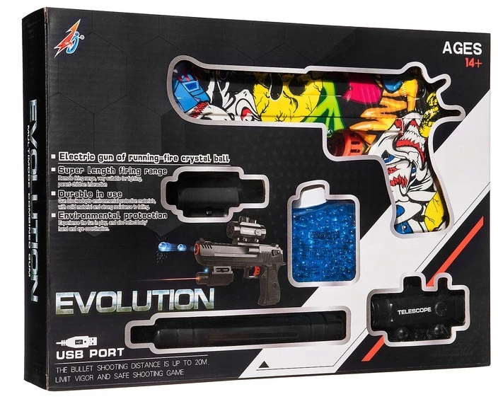 Drobiazgarnia RIFLE PISTOL MP AUTOMATIC skirtas EAGLE GEL BALLS