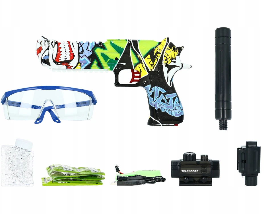 Drobiazgarnia RIFLE PISTOL MP AUTOMATIC skirtas EAGLE GEL BALLS