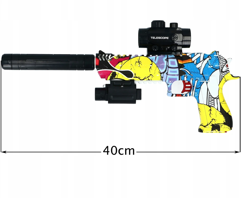 Drobiazgarnia RIFLE PISTOL MP AUTOMATIC skirtas EAGLE GEL BALLS