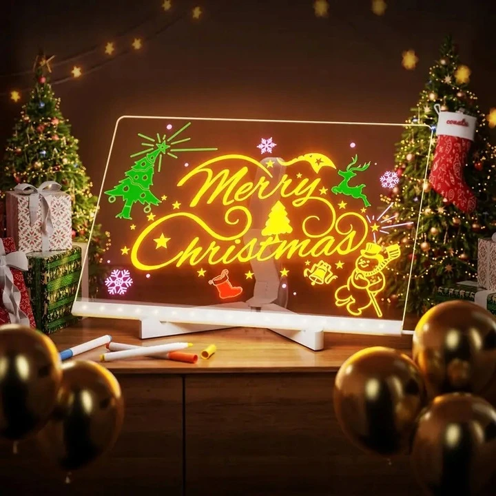 Drobiazgarnia Šviečianti LED SAUSO TRINIMO LENTA VAIKAMS RAŠYTI 30x20 cm