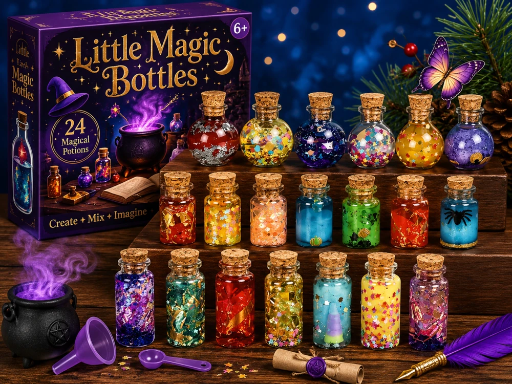 Drobiazgarnia XXL MAGICAL PTIONS RINKINYS Stebuklingi mikstūra vaikams
