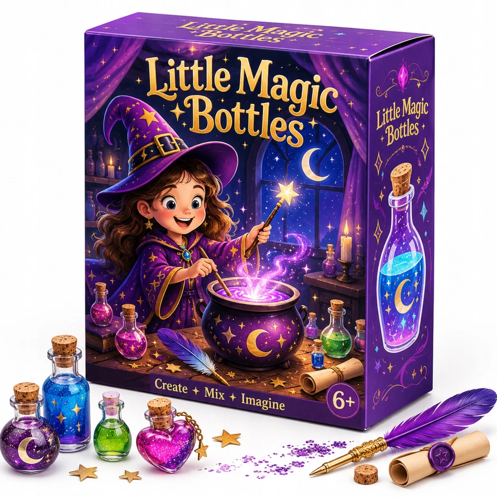 Drobiazgarnia XXL MAGICAL PTIONS RINKINYS Stebuklingi mikstūra vaikams