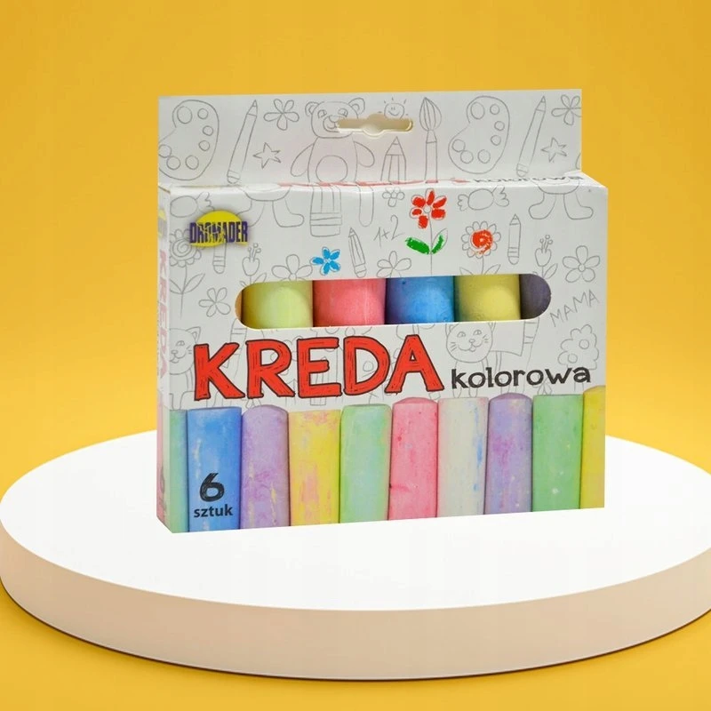 Dromader Kreida kelio dangai 6 vnt.