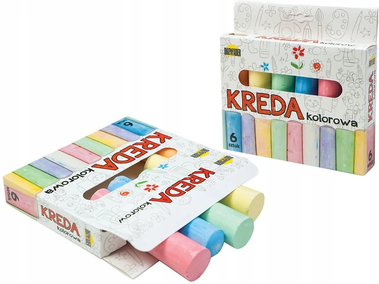Dromader Kreida kelio dangai 6 vnt.
