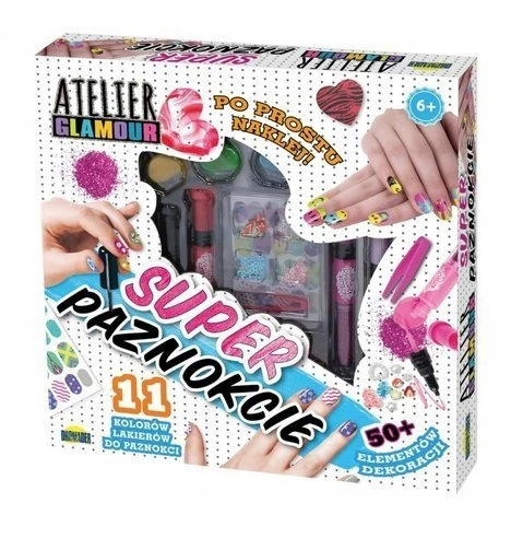 Dromader SUPER PAZNOKCIE NAKLEJKI ATELIER GLAMOUR STUDIO